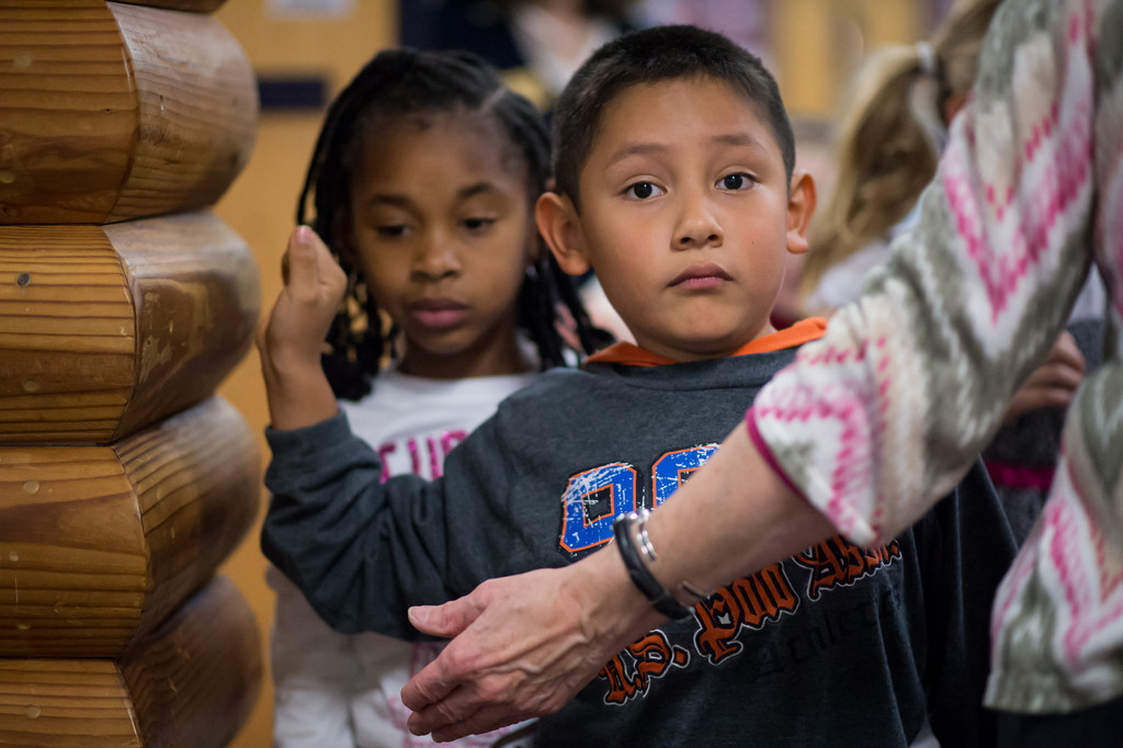 Thunder Hill Elementary School Kindergarten students tour HCLS East Columbia Branch.