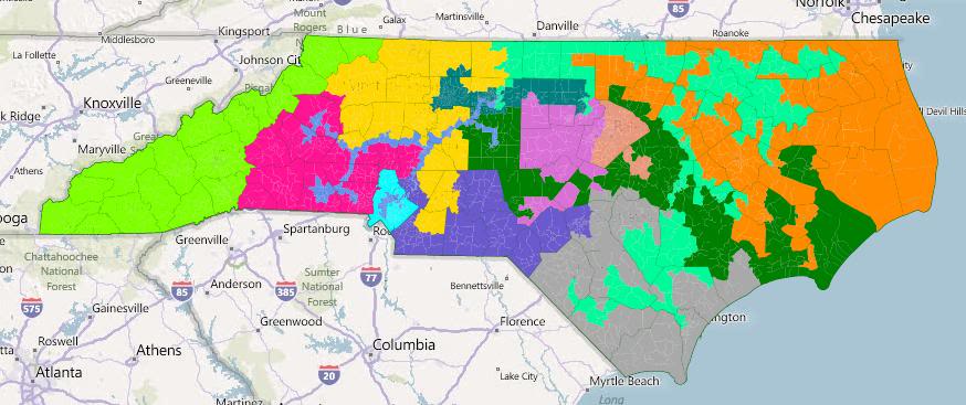 Image result for nc gerrymandering