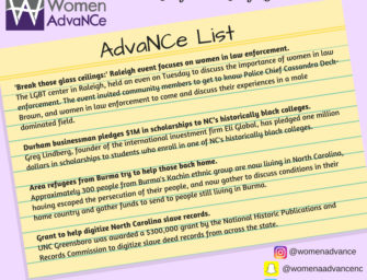 AdvaNCe List July 18-25