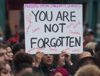 Stand with Families of Missing and Murdered Indigenous Women