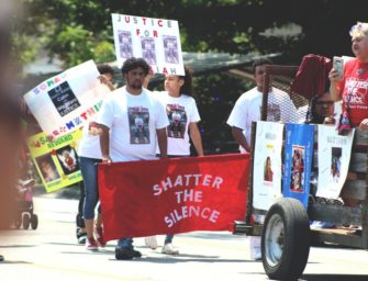 Many March for the Missing and Murdered in the Lumbee Homecoming Parade